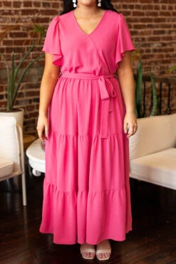 Forever In My Heart Dress, Pink -VogueBabe Store ForeverInMyHeartDress Pink 0702