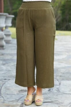 Free Flowin' Pants, Olive -VogueBabe Store FreeFlowinPants Olive2