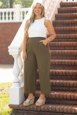 Free Flowin' Pants, Olive -VogueBabe Store FreeFlowinPants Olive3