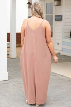 From Day To Night Dress, Rose Taupe -VogueBabe Store FromDayToNightDress RoseTaupe 9432