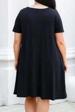 Getting Inspired Dress, Black -VogueBabe Store GettingInspiredDress Black 1