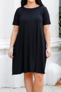 Getting Inspired Dress, Black -VogueBabe Store GettingInspiredDress Black 2