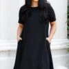 Getting Inspired Dress, Black