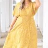 Hands To Yourself Dress, Yellow -VogueBabe Store HandsToYourselfDress Yellow 1919