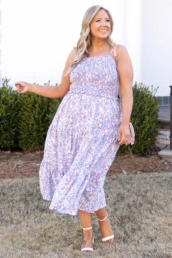 Hanging On To Spring Dress, Blue -VogueBabe Store HangingOnToSpringDress Blue 8296