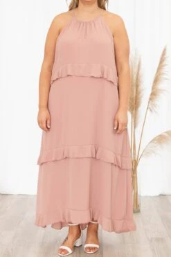 Happy Days Dress, Dusty Rose -VogueBabe Store HappyDaysDress DustyRose 3312