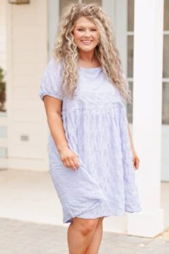 Heart In My Hands Dress, Blue