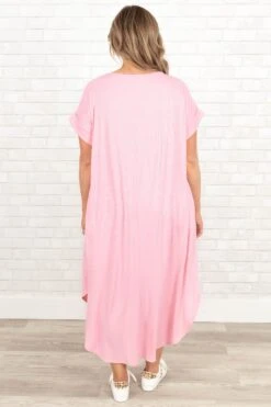 Here We Go Again Dress, Pink -VogueBabe Store HereWeGoAgainDress Pink 0242