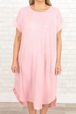 Here We Go Again Dress, Pink -VogueBabe Store HereWeGoAgainDress Pink 0243