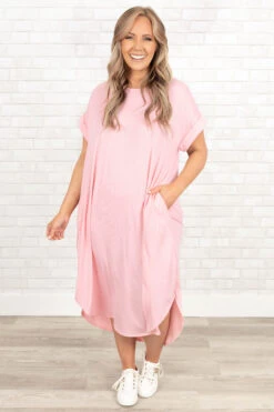 Here We Go Again Dress, Pink