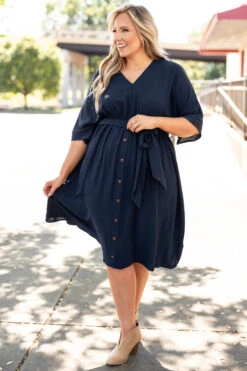 Hopelessly Yours Dress, Navy -VogueBabe Store HopelesslyYoursDress Navy 0147
