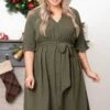 Hopelessly Yours Dress, Olive -VogueBabe Store HopelesslyYoursDress Olive 3