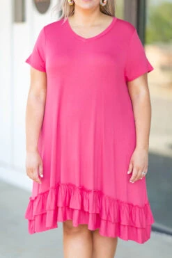 Modern Treasure Dress, Coral -VogueBabe Store IMG 3128 Edit