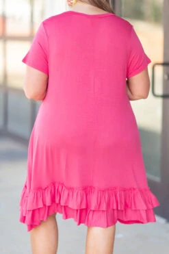 Modern Treasure Dress, Coral -VogueBabe Store IMG 3129 Edit