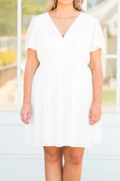 I'm All For Elegance Dress, Ivory -VogueBabe Store I mAllForEleganceDress Ivory 2