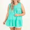 Inviting Grace Top, Mint -VogueBabe Store InvitingGraceTop Mint 6254
