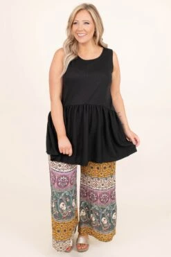 Doing It Big Pants, Dusty Sage -VogueBabe Store It sDestinyTank Black 6576
