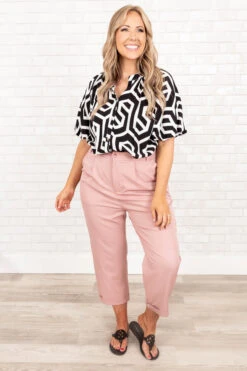 It's Strictly Business Pant, Rose -VogueBabe Store It sStrictlyBusinessPant Rose 4