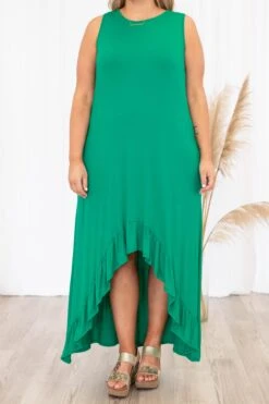 Just Getting By Dress, Kelly Green -VogueBabe Store JustGettingByDress KellyGreen 2