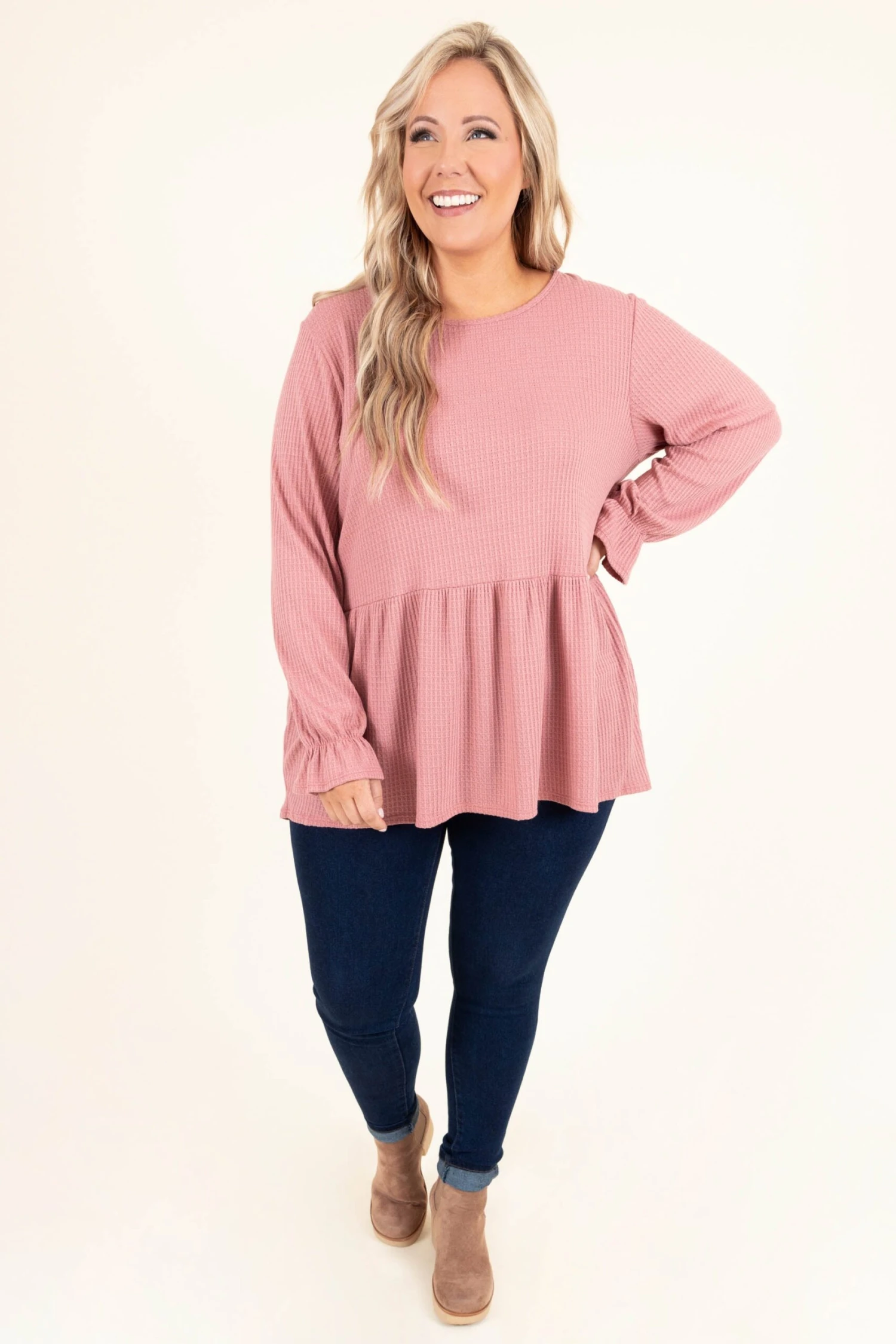 Keep Calling Top, Mauve 4 Keep Calling Top, Mauve - Image 2