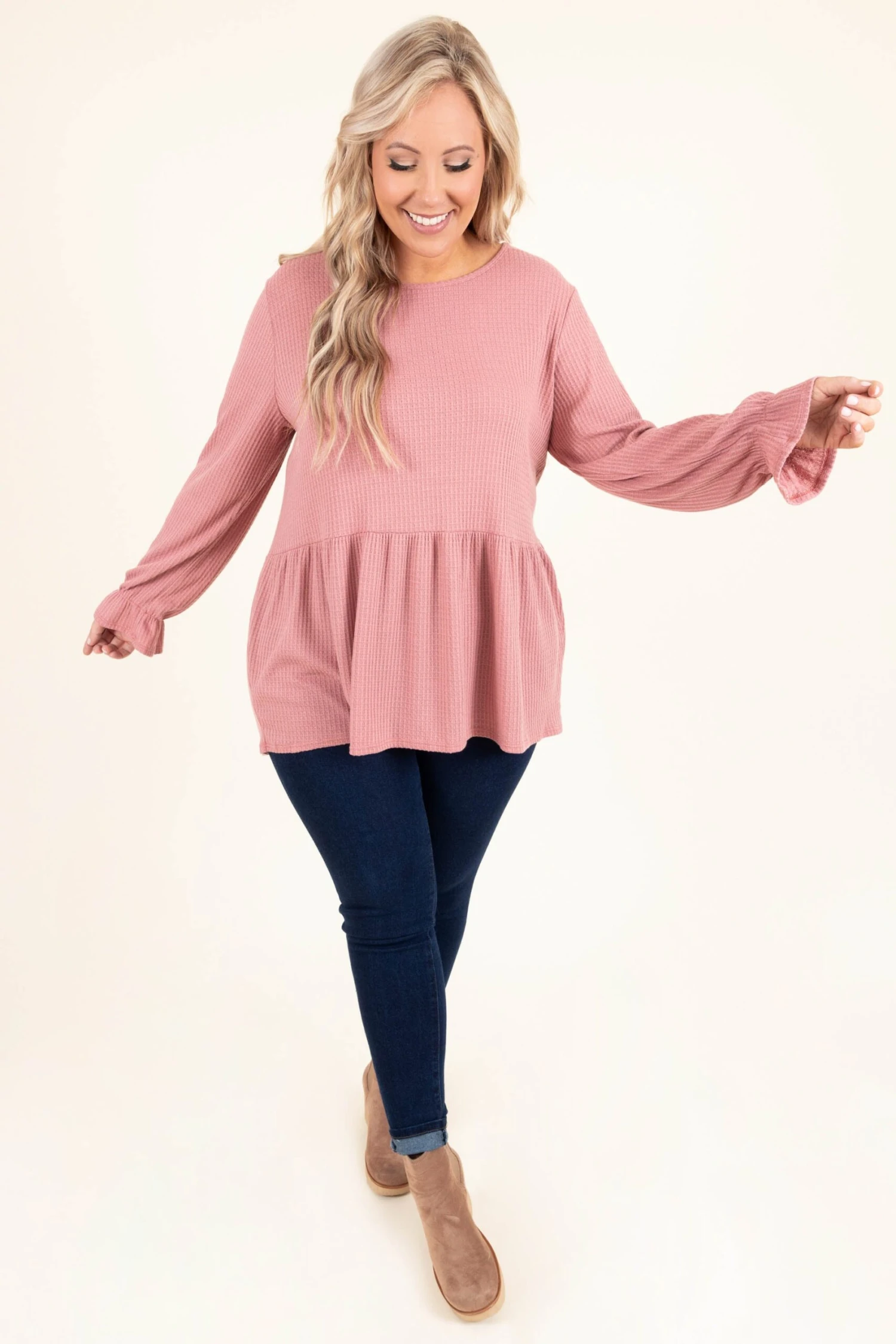 Keep Calling Top, Mauve 5 Keep Calling Top, Mauve - Image 3