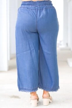 Light And Free Pants, Medium Denim -VogueBabe Store LightAndFreePants MediumDenim 13