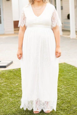 Little Voices Dress, Off White -VogueBabe Store LittleVoicesDress OffWhite 0634