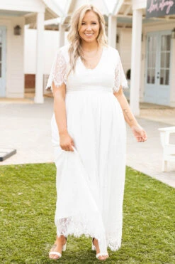 Little Voices Dress, Off White