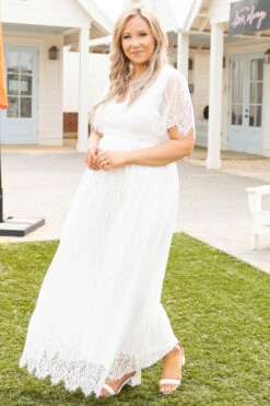 Little Voices Dress, Off White -VogueBabe Store LittleVoicesDress OffWhite 0644