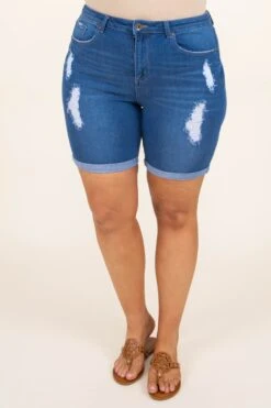 Live Again Shorts, Medium Wash