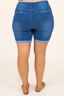 Live Again Shorts, Medium Wash -VogueBabe Store LiveAgainShorts MediumWash 3