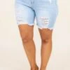 Live Some Shorts, Light Wash -VogueBabe Store LiveSomeShorts LightWash 8695
