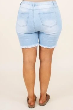 Live Some Shorts, Light Wash -VogueBabe Store LiveSomeShorts LightWash 8697