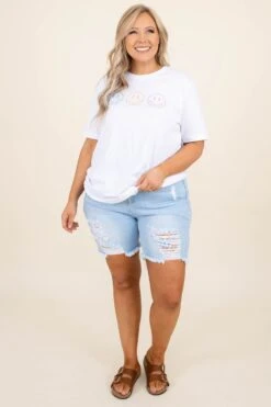 Live Some Shorts, Light Wash -VogueBabe Store LiveSomeShorts LightWash 8699