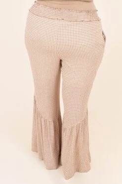 Lively Days Pants, Camel Ivory -VogueBabe Store LivelyDaysPants CamelIvory 0637