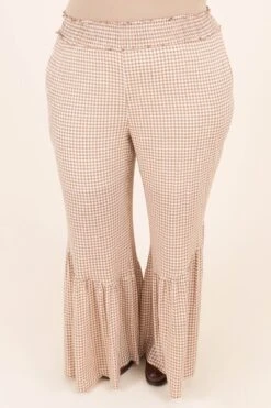 Lively Days Pants, Camel Ivory -VogueBabe Store LivelyDaysPants CamelIvory 0638