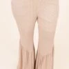 Lively Days Pants, Camel Ivory