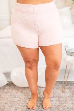 Lounging In Luxury Shorts, Pink
