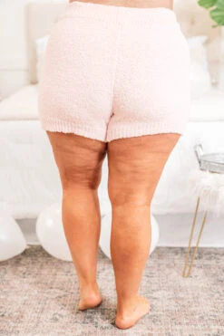 Lounging In Luxury Shorts, Pink -VogueBabe Store LoungingInLuxuryShorts Pink4