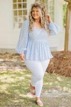 Love Is Everywhere I Go Top, Light Blue -VogueBabe Store LoveIsEverywhereIGoTop LightBlue 3