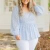 Love Is Everywhere I Go Top, Light Blue -VogueBabe Store LoveIsEverywhereIGoTop LightBlue 4