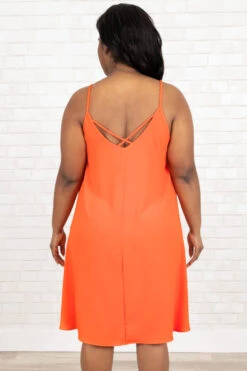 Market Memories Dress, Coral -VogueBabe Store MarketMemoriesDress Coral 0130