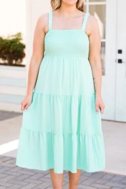 Meet Me By The Azaleas Dress, Light Mint -VogueBabe Store MeetMeByTheAzaleasDress LightMint 13