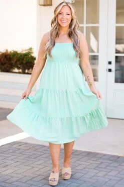 Meet Me By The Azaleas Dress, Light Mint -VogueBabe Store MeetMeByTheAzaleasDress LightMint 15