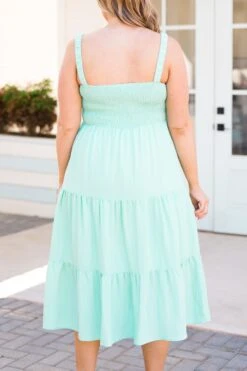 Meet Me By The Azaleas Dress, Light Mint -VogueBabe Store MeetMeByTheAzaleasDress LightMint