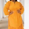 Memorize Today Dress, Yellow -VogueBabe Store MemorizeTodayDress Yellow 4