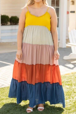 Met You In The Summer Dress, Navy Multi -VogueBabe Store MetYouInTheSummerDress NavyMulti 9302