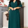 Never Too Late Maxi Dress, Hunter Green -VogueBabe Store NeverTooLateMaxiDress HunterGreen 1148