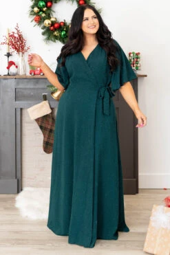 Never Too Late Maxi Dress, Hunter Green -VogueBabe Store NeverTooLateMaxiDress HunterGreen 1153