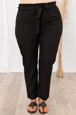Nice For Once Pants, Black -VogueBabe Store NiceForOncePants Black 2